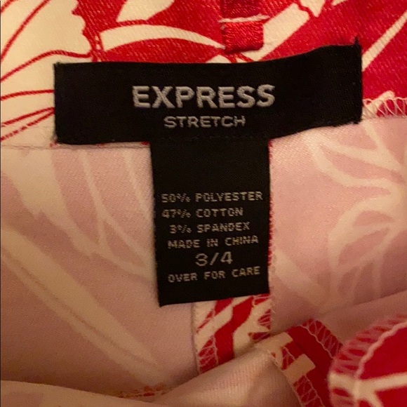 90s RARE Express Vibrant Floral Tropical Strapless MIDI DRESS Fitted ⭐️⭐️⭐️⭐️⭐️ - Picture 6 of 8